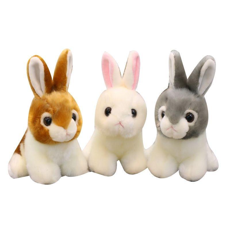 Little White Rabbit Doll Plush Toy Bunny Cloth Doll Cute Bunny Doll Girl Birthday Gift