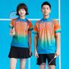 Men Women Badminton Set Quick Dry Breathable Sport Shirt Shorts Team Uniform Professional Competition Wear