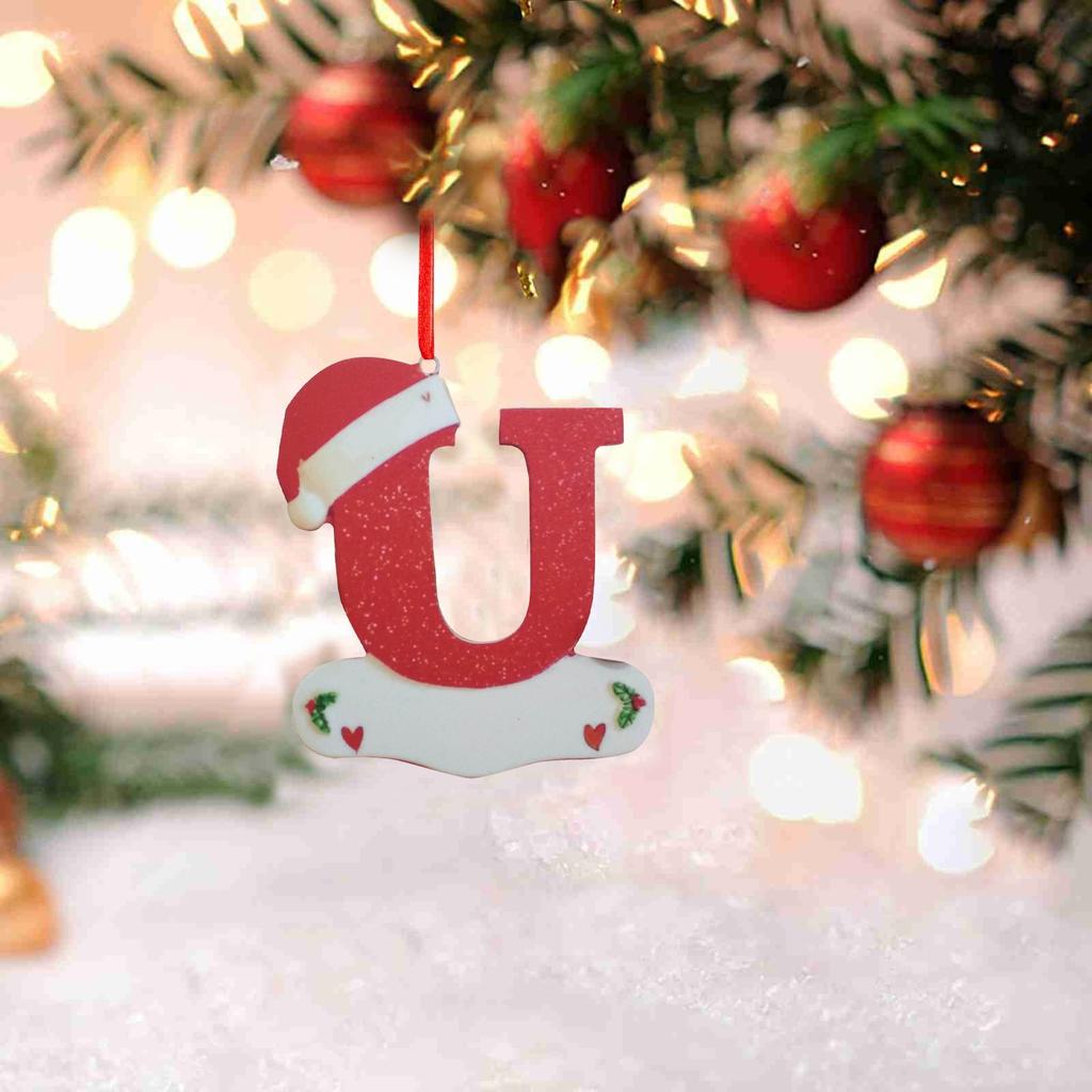 Christmas Tree Decoration Pendant Personalized Christmas 26 Letter Ornaments