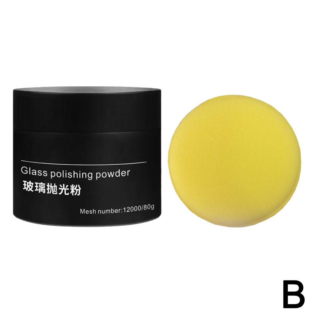 80g Car Glass Polishing Powder Windshield Rearview Mirror Powder Tool Removal For Window Automo W4Q0
