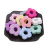 10pcs Flower Beads Baby Silicone Beads Silicone Flower Beads Teething Charm Teether Baby Chewing Necklace Chewable BPA Free Gift