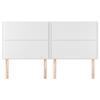 VidaXL Têtes de lit 4 pcs Blanc 100x5x78-88 cm Similicuir3116301