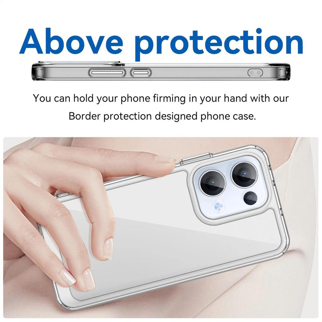 Phone Case For Phone Case For Oppo Reno13 Pro,Clear Transparent Phone Case Cover For Oppo Reno13 Pro