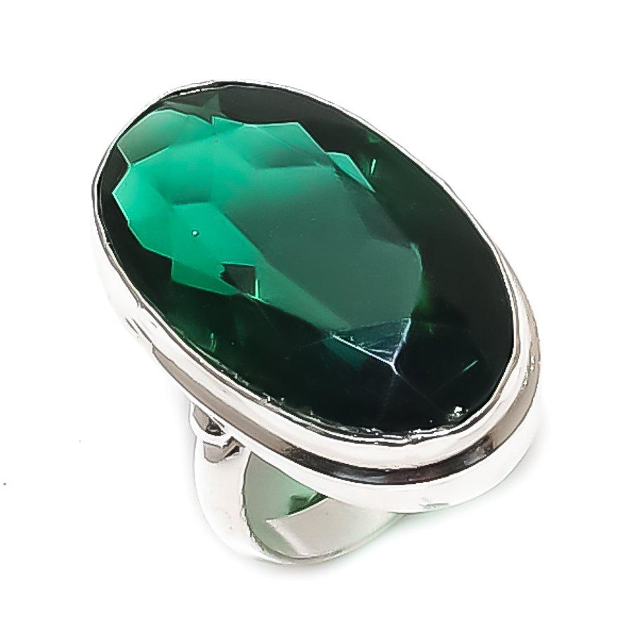 Chrome Diopside Gemstone Handmade 925 Sterling Silver Jewelry Ring Size 3 w4z29