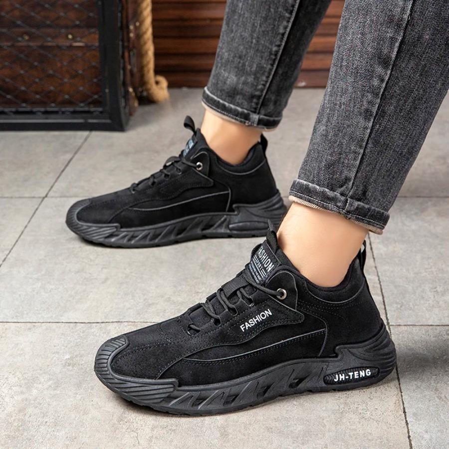 Men's Thick Casual Sports Shoes Non-slip Increase Comfortable Breathable Vulcanized Shoes large Size Spring and Autumn Shoes