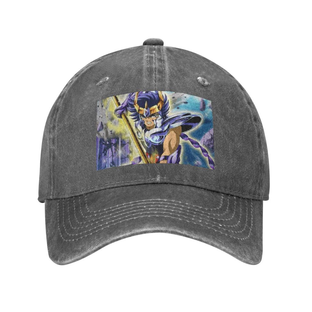 Anime Rytíři Zvěrokruhu Phoenix Ikki Baseballové Čepice Džínové Klobouky Nastavitelná Čepice Hip Hop Baseballový Kovbojský Klobouk pro Unisex