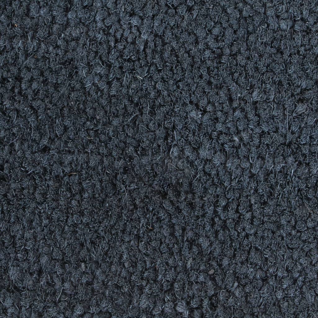 Doormat Dark Grey 100x200 Cm Coir Fiber Tufted