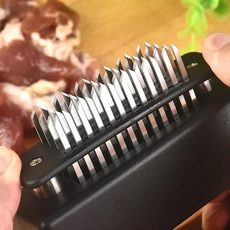 Meat Tenderizer Steel Needles Meat Tenderizer Steak Softener Hammer Pounder Kitchen Gadgets Cooking Tools