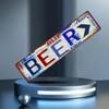 Retro Metal Wall Art for Home Office Beer Bar Decor