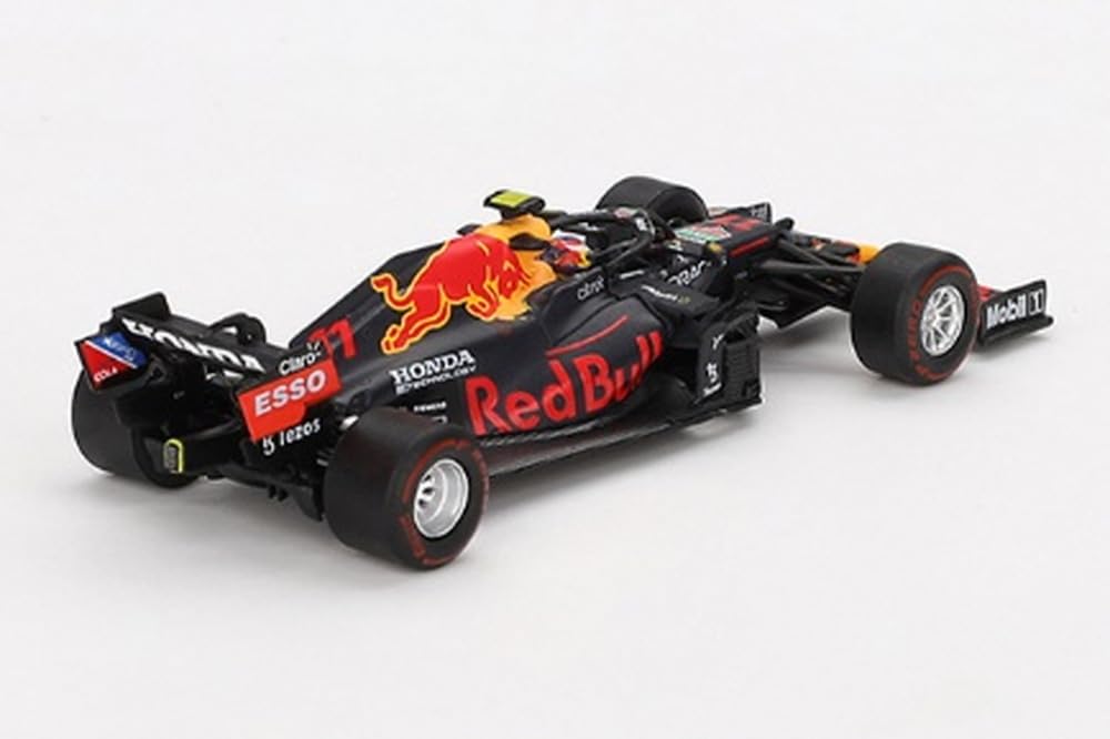 MINI GT Red Bull RB16B 2021 Winning Car Azerbaijan Grand Prix Sergio Perez Finished Model 1/64 #11 MGT00836-BL