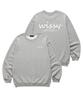 Bluză cu glugă Wissi cu logo de bază (Wls005) Melange Grey