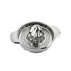 Manual Citrus Juicer Stainless Steel Handheld Lemon Orange Juicer Portable Fruit Squeezer Kitchen Tool with Handle and Strainer