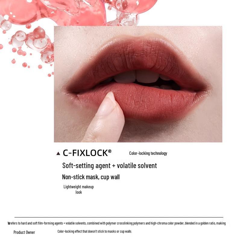 LAZY FUN Air Velvet Matte Lip Mud - Aufhellender Lipgloss & Creme für Partys