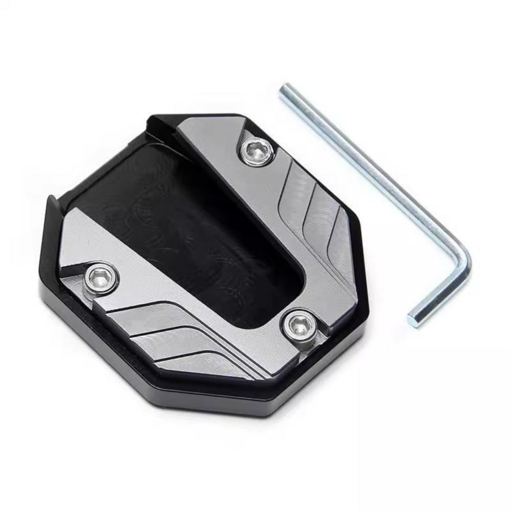 2Pcs Aluminum Zinc Zinc Alloy Kickstand Extender Extension Foot Pad Motorcycle Accessories  Motorbike