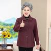 Elderly Women's Plus Size Outerwear for Spring and Autumn