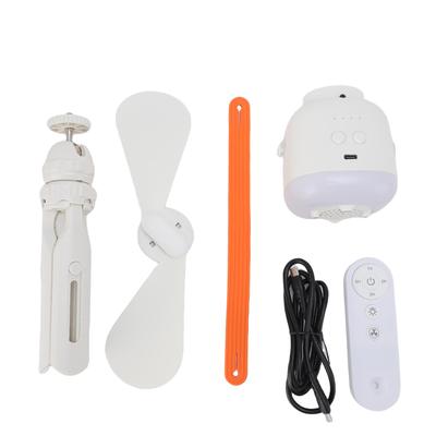 Camping Fan with Remote Control Tent Fan Light Adjustable Tripod 10400mAh Rechargeable Battery