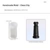 Multipurpose Chess Piece Moulds For Artistic Creation Including Chocolate Candle And Plasters Educational And Fun