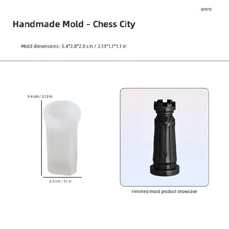 Multipurpose Chess Piece Moulds For Artistic Creation Including Chocolate Candle And Plasters Educational And Fun