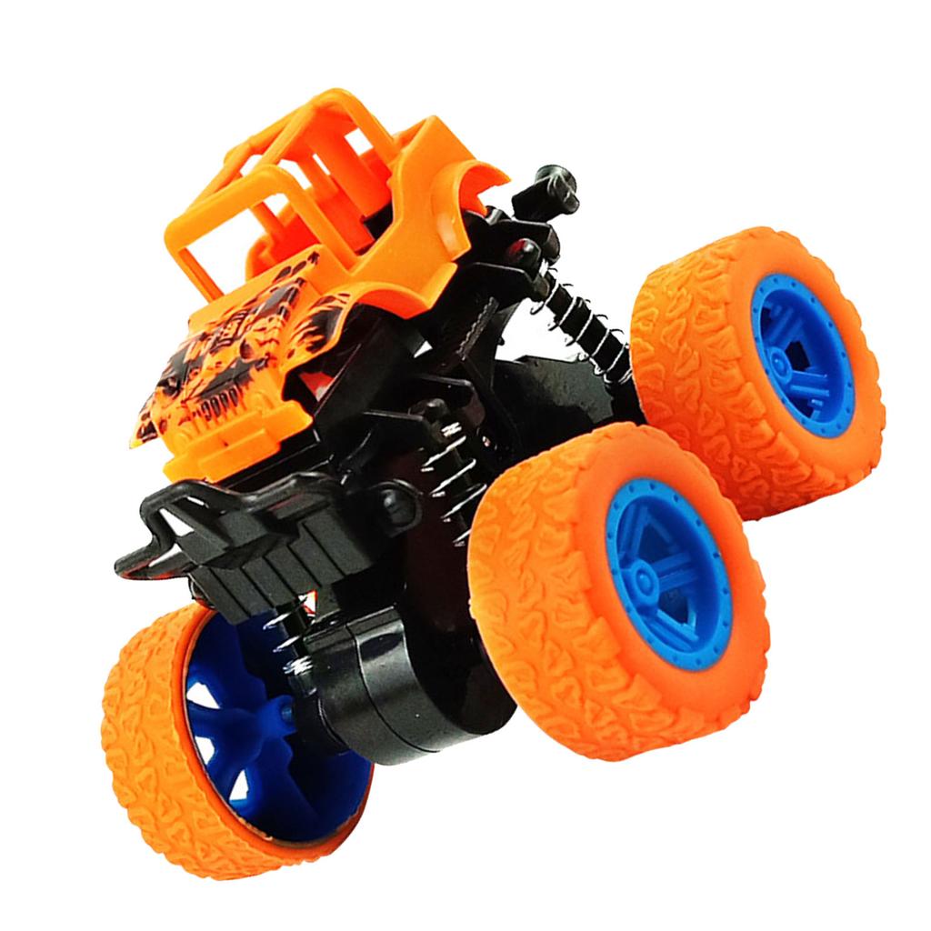 Offroad Car Toy Dual Inertia Simulation Shakeproof Offroad Vehicle Model for Children Kids Orange