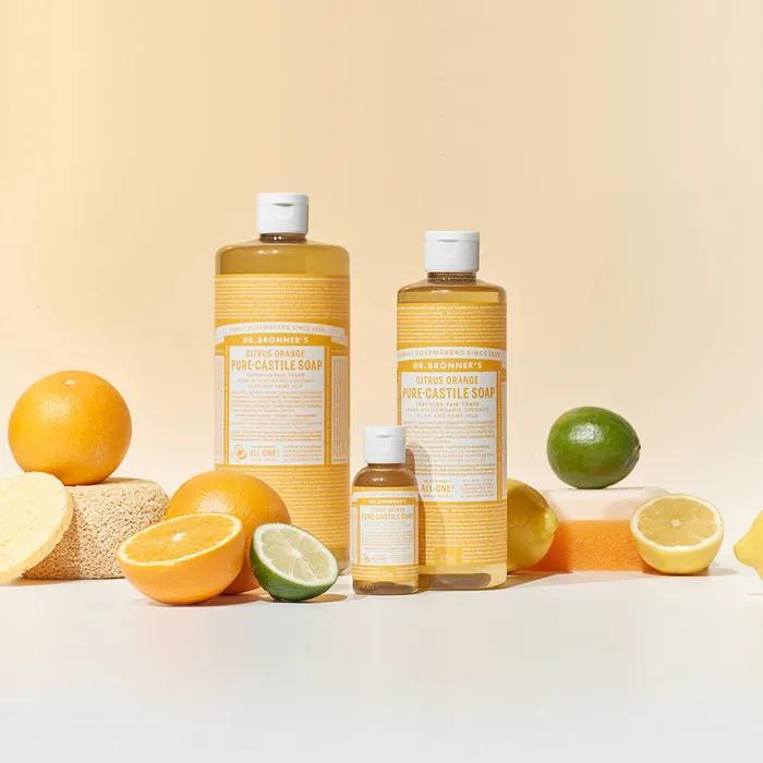 [Face & Body Cleanser]_Citrus Orange Pure Castile Soap 240ml