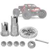 Metall-Untersetzungsdifferentialgetriebe Passend für HS 18301 18302 18311 18312 1/18 RC Auto