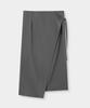 Yujen Asymmetric Layered Wrap Skirt_2 Color