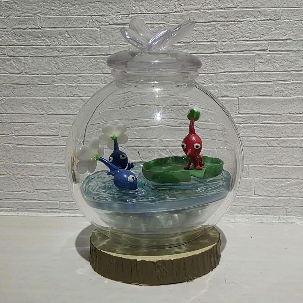 [USED] Pikmin Terrarium Collection, Complete Set of 6 Types, Used