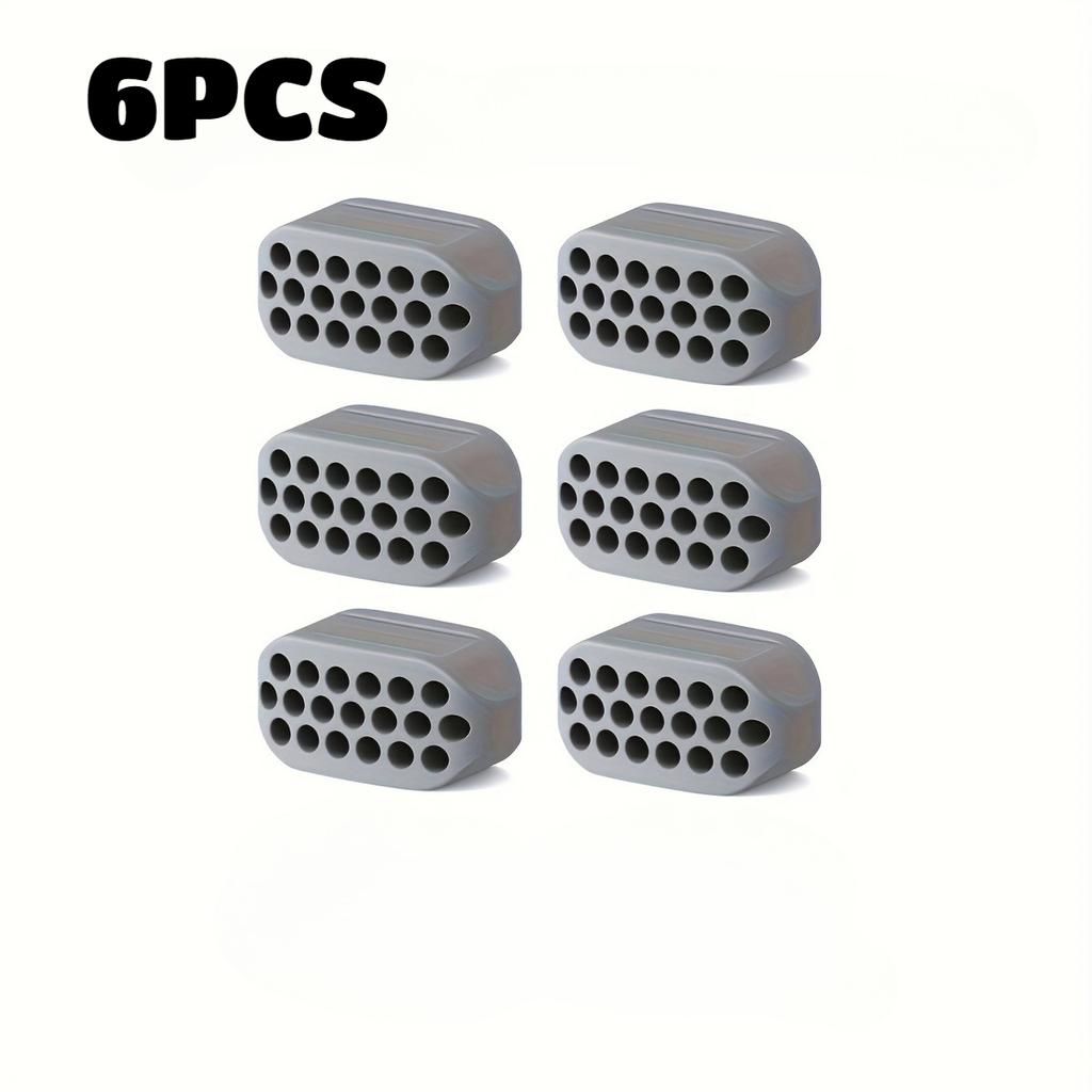 6PCS Jaw Exerciser Facial Muscle Trainer Unisex Neck Toning Equipment Facial Beauty Tool Chin Exerciser for Shaping Jawline