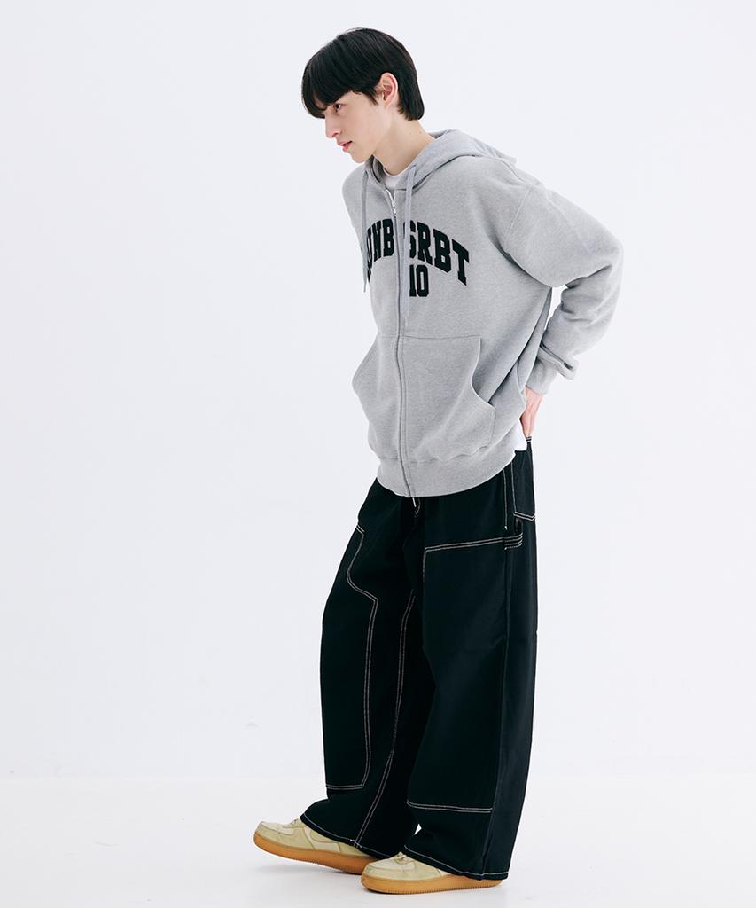 Bieseulaebis Work Wide Fit Oxford Pants Black