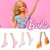 30cm Lele Barbie Doll High Heel Shoes Black Sandals Girls Role Play Toy Accessories