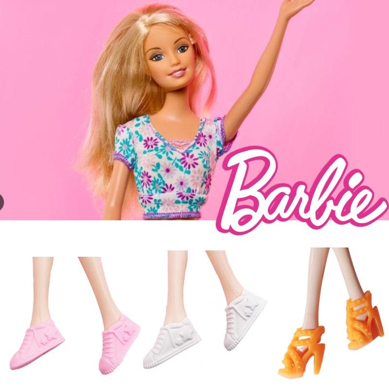 30cm Lele Barbie Doll High Heel Shoes Black Sandals Girls Role Play Toy Accessories