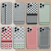 Fashion Hattah Keffiyeh Phone Case For iPhone 16 15 14 13 12 11 Mini Pro Max X XR XSMax 7 8 Plus SE20 Transparent Cover