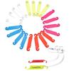 Cable Identification Label Cable Label Cable Sticker Multicolor Cable Marker TPR Material for USB Computer Phone Charger