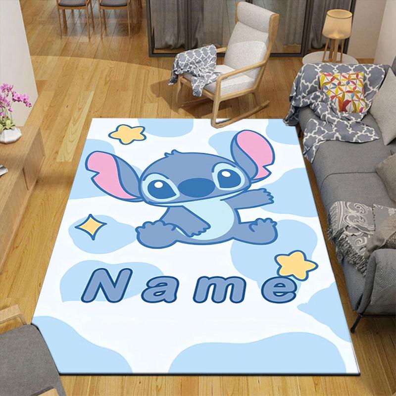 Custom 1Pc Lilo Stitch Adventure Rug Office Carpet Indoor Outdoor Entrance Doormat Nonslip Soft And Comfortable Living Room D916300