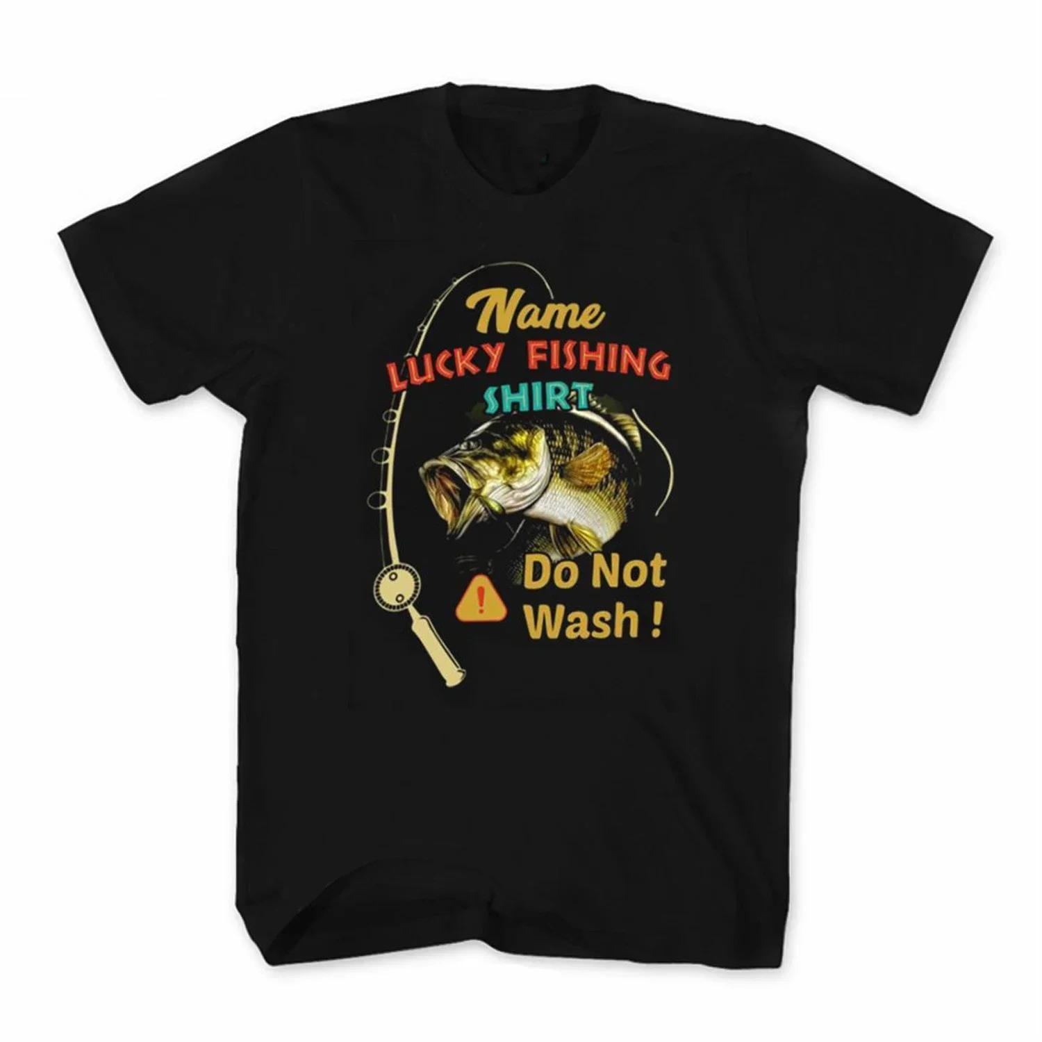Do Not Wash Lucky Fishing Shirt. Funny Angler Gift T-Shirt Short Sleeve Casual 100% Cotton O-Neck Summer Mens T-shirt Size S-3XL S