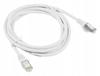 Patchcord Lanberg UTP Cat.6 0.25m White