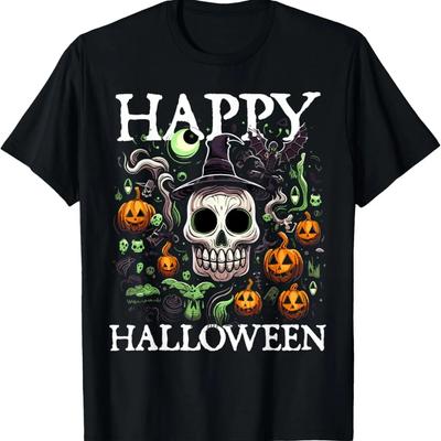 Halloween Costume Scary Funny TShirt Women Men Children T-Shirt