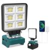 Jingdewei Portable LED Work Light with Lithium Battery for Outdoor and Auto Repair
