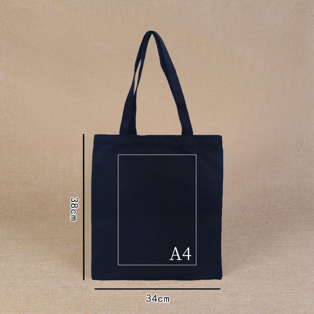 Custom High-End Canvas Tote Bag with Logo Printing