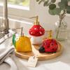 Large Capacity Ceramic Soap Dispenser Decorative Refillable Bathroom Lotion Dispensers Cute Standalone