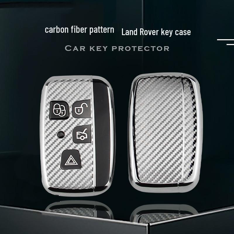 

Land Rover Carbon Fiber Pattern TPU Key Cover Single Piece