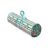 Large Capacity Wrapping Paper Organizer Oxford Fabric Tear Resistant with Tool Pockets for Household Storage