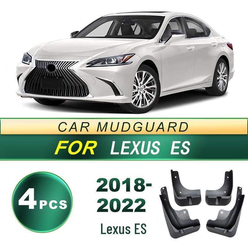 Lexus ES 2018-2022 Tire Mudguards: Soft Rubber Flaps, No Drilling Needed