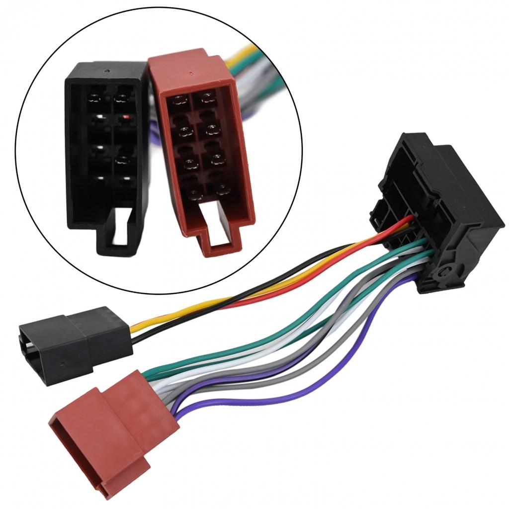 Car Radio For ISO Connector Adapter Cable for Various RCD Models Compatibility