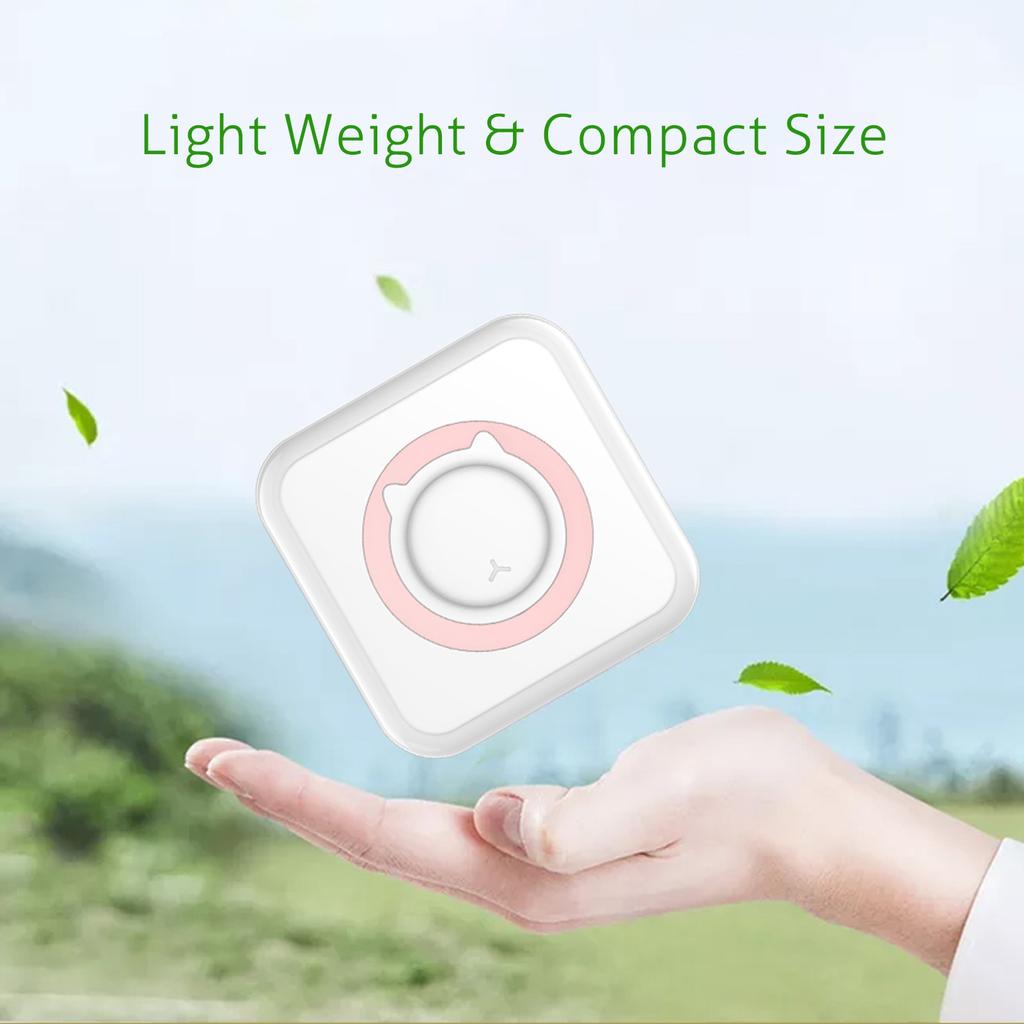 Pocket Thermal Printer Portable Mini Wirelessly BT Connect 200dpi Photo Label Memo List Printing Wireless Printer Clearly