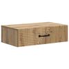 Wall Mounted Side Table Artisan Oak 59 X 34.5 X 17 Cm