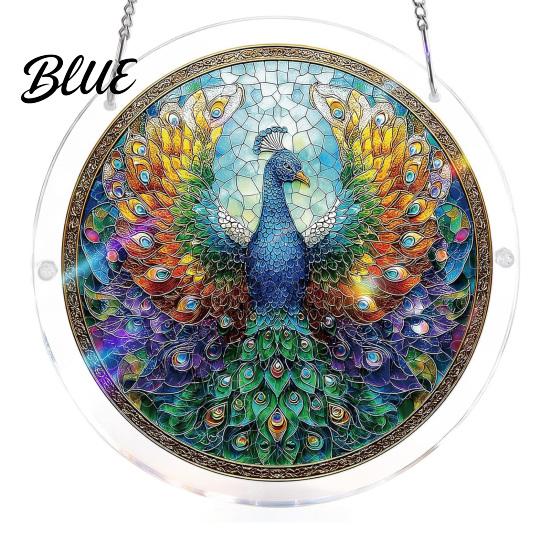 Dekorativer Sonnenfänger Geschenk Acryl Puzzlespiel Sonnenfänger Fensteraufhängung Set Buntglasstil DIY Handgemachte Dekoration Puzzles Haus Garten