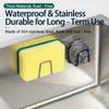 Kitchen Sink Sponge Holder Stainless Steel  Sponge Holder Kitchen Sponge Holder Sink Accessories Under Sink Organizer SNJ003
