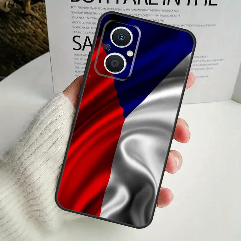 Czech Republic Czech Flag Case For OPPO Reno 13F 14F 12F 10 11 12 13 14 Pro 8T 7 8 Lite OPPO Find X6 X5 X8 X9 Pro Cover
