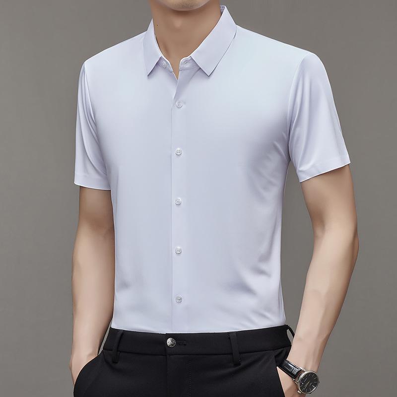 Men's Short Sleeve Shirt Summer Business Casual